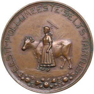 Médaille de bronze de l'Estonie, ND (années 1920) - Société des agriculteurs estoniens de Tartu