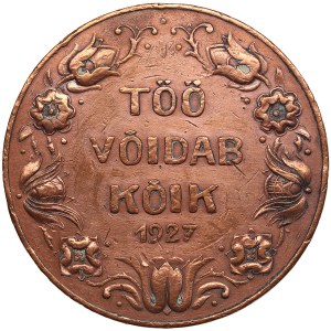 Estland Kleiner Preis Bronzemedaille 1927 - Die 6. Industriemesse in Tallinn