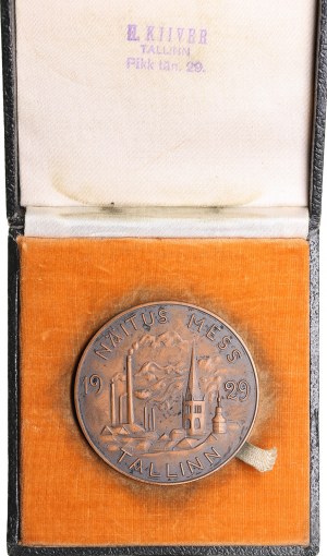 Estonia The grand Bronze Medal of the 7th fair, 1929