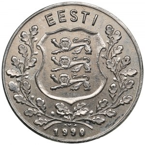 Estonie 1 Kroon 1990 - Édition Restrike