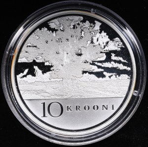 Estonsko 10 Krooni 2008 - 90. výročí založení Estonské republiky