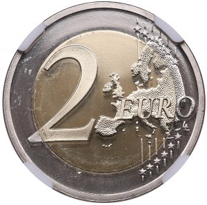 Estonsko 2 Euro 2016 - 100. výročí narození Paul Keres - NGC MS 66 DPL