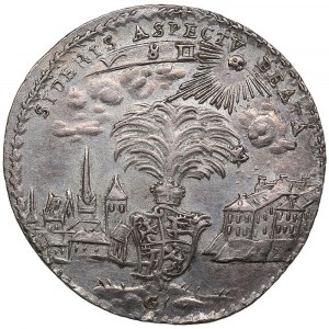Latvia (Russia / Courland and Semigallia, Mitava) Silver Medal (Jeton) 1764 - Commemoration of Empress Catherine II's vi