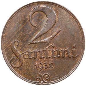 Lettonie 2 Santimi 1932