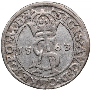 Lithuania, Vilnius (Poland) AR 3 Groszy (Trojak) 1563 - Sigismund II Augustus (1545-1572)