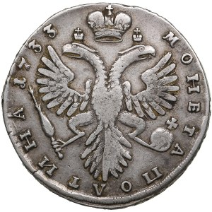 Russia Poltina 1733 - Anna Ioannovna (1730-1740)