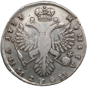 Russia Poltina 1733 - Anna Ioannovna (1730-1740)