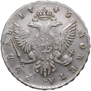 Russia Rouble 1745 СПБ - Elizabeth (1741-1762)
