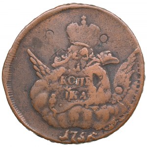 Rusko Kopeck 1756 СПБ - Elizabeth (1741-1762)