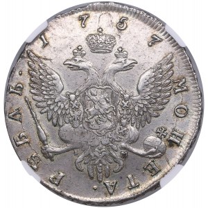Russia Rouble 1757 СПБ-IM - Elizabeth (1741-1762) - NGC AU 53