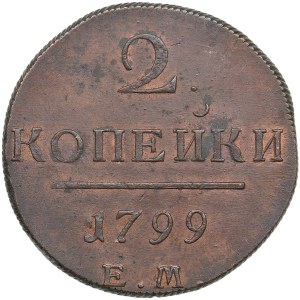 Russland 2 Kopeken 1799 EM - Paul I. (1796-1801)