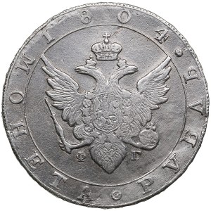 Russia Rouble 1804 СПБ-ФГ - Alexander I (1801-1825)