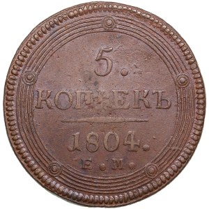 Russia 5 copechi 1804 EM - Alessandro I (1801-1825)