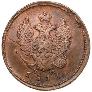 Russia 2 Kopecks 1811 EM-HM - Alexander I (1801-1825)