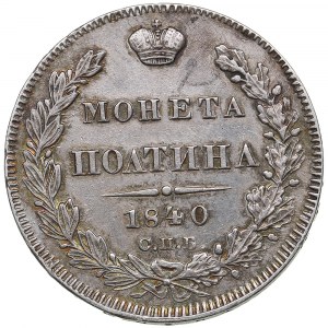 Russland Poltina 1840 СПБ-НГ - Nikolaus I. (1825-1855)