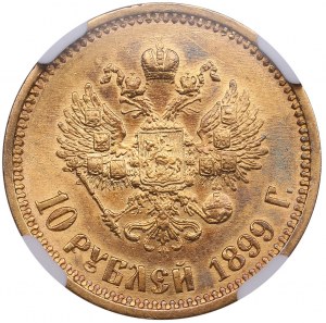 Russland 10 Rubel 1899 ФЗ - Nikolaus II (1894-1917) - NGC AU 55