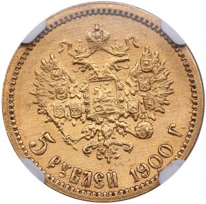 Russland 5 Rubel 1900 ФЗ - Nikolaus II (1894-1917) - NGC AU 55