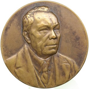 Russia (USSR) Bronze (Tombac) Medal 1940 - 70th Anniversary of the Birth of A. A. Baikov