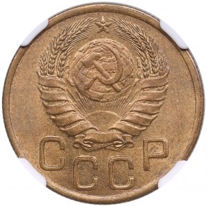 Russia (USSR) 3 Kopecks 1943 - NGC MS 66