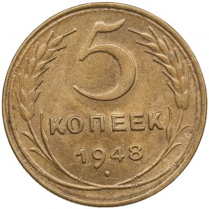 Russland (UdSSR) 5 Kopeken 1948