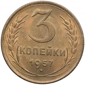 Rusko (ZSSR) 3 kopejky 1957