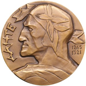 Russia (URSS) Medaglia di bronzo (Tombac) 1965 - 700° anniversario della nascita di Dante Alighieri