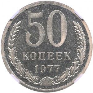 Russia (USSR) 50 Kopecks 1977 - NGC PL 66 CAMEO