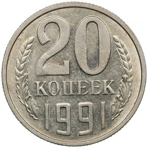 Russia (USSR) 20 Kopecks 1991 M