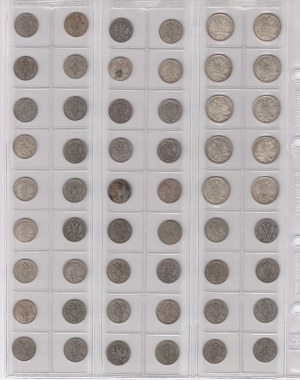 Gruppe von Münzen: Finnland (Russland) 50 & 25 Penniä (54)