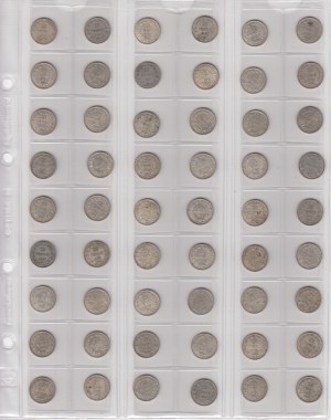 Gruppe von Münzen: Finnland (Russland) 25 Penniä (54)