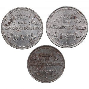 Nemecko (Rusko / OST) 1 a 2 kopejky 1916 J (3)