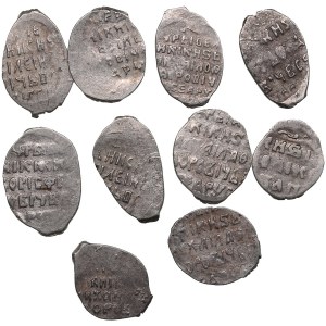 Russia, AR Hammered (wire) coins (10) - from Ivan IV the Terrible to Mikhail Fyodorovich