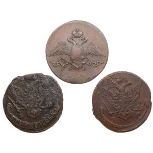 Group of Russian coins (3)