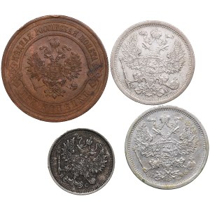 Group of Russian coins (4)
