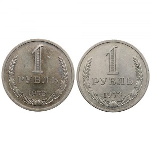 Russia (USSR) Rouble 1972, 1973 (2)