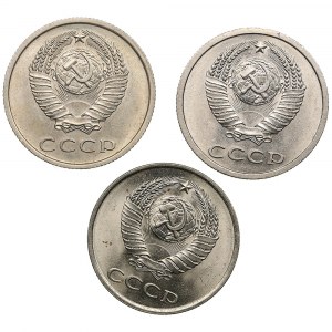 Collection of Russian (USSR) Varieties of 20 Kopeck 1979 varieties (3)