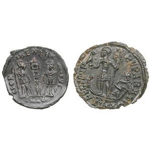 Late Roman Empire Æ Nummi (2)