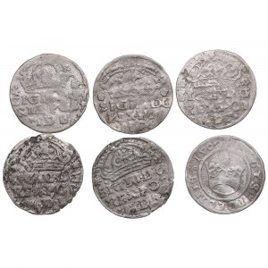 Polen: Kleine Sammlung von Silbermünzen (6)