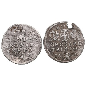 Poland 3 Groszy (Trojak) 1600 (2)