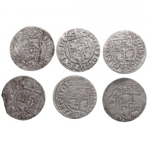 Poland & Elbing (Sweden) Small collection of 1/24 Taler coins (6)