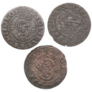 Polen BI Solidus (1) & Ternar (2) - Sigismund III Vasa (1587-1632)