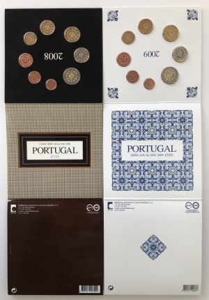 Portugal coin set 2008, 2009