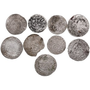 Sweden: Small collection of silver coins (9)