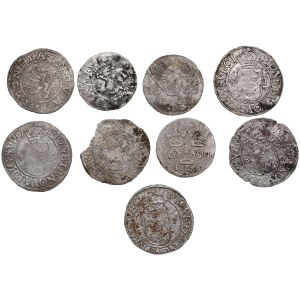 Svezia: Piccola collezione di monete d'argento (9)