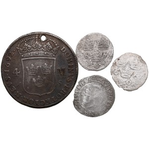 Grupa szwedzkich monet (4)