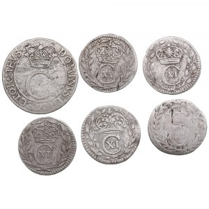 Sweden: Group of silver coins (6)