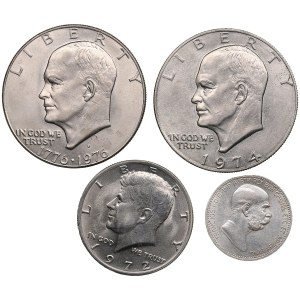 Group of USA & Austrian coins (4)