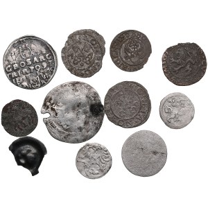 Gruppe von Weltmünzen (11)