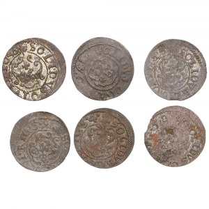 Group of Riga (Sweden) Solidus coins (6)