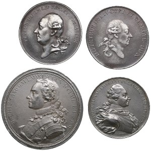 Silver Modern Reproductions of Courland Coins and Medals (4)